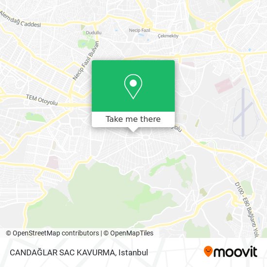 CANDAĞLAR SAC KAVURMA map