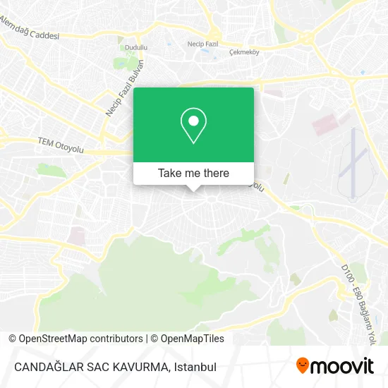 CANDAĞLAR SAC KAVURMA map