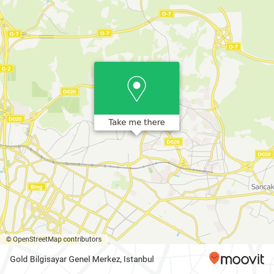 Gold Bilgisayar Genel Merkez map