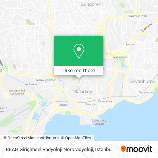 BEAH Girişimsel Radyoloji Nororadyoloji map