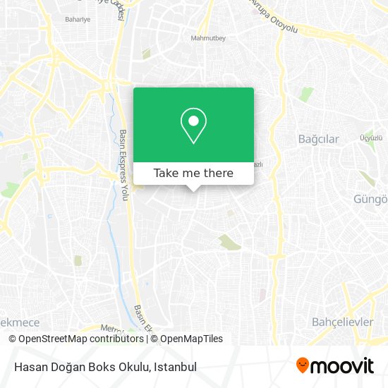 Hasan Doğan Boks Okulu map