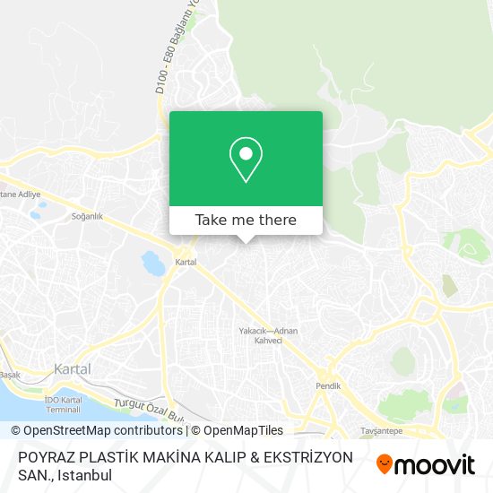 POYRAZ PLASTİK MAKİNA KALIP & EKSTRİZYON SAN. map