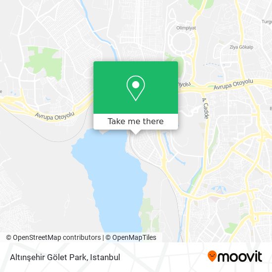 Altınşehir Gölet Park map