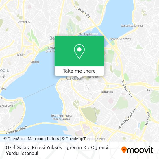Özel Galata Kulesi Yüksek Öğrenim Kız Öğrenci Yurdu map