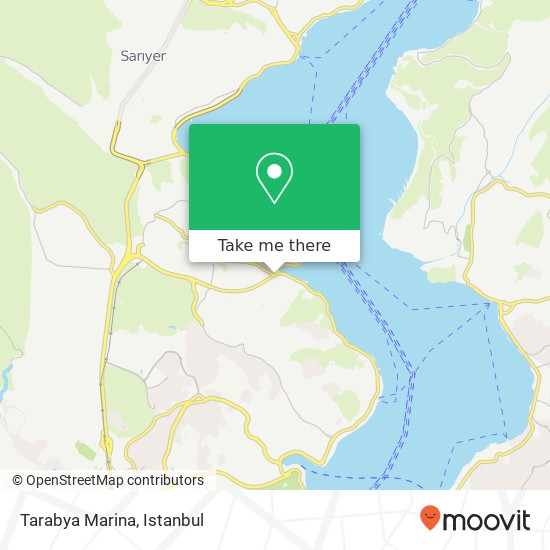 Tarabya Marina map