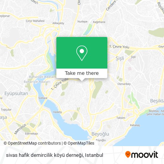 sivas hafik demircilik köyü derneği map