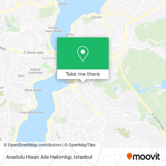 Anadolu Hisari Aile Hekimligi map