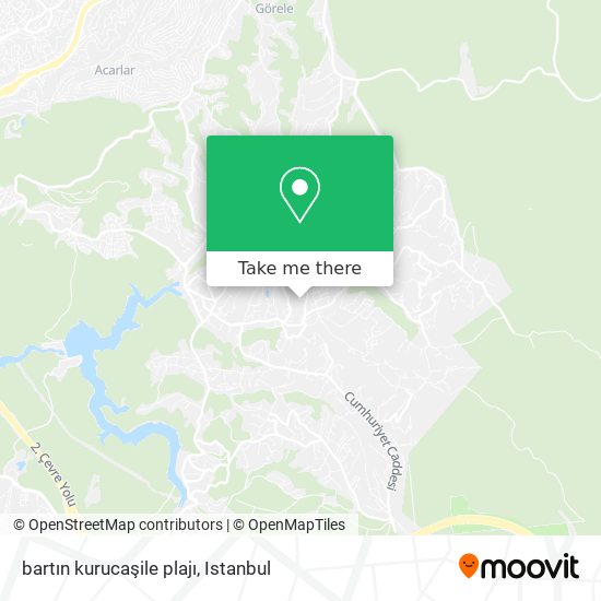 bartın kurucaşile plajı map