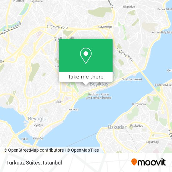 Turkuaz Suites map