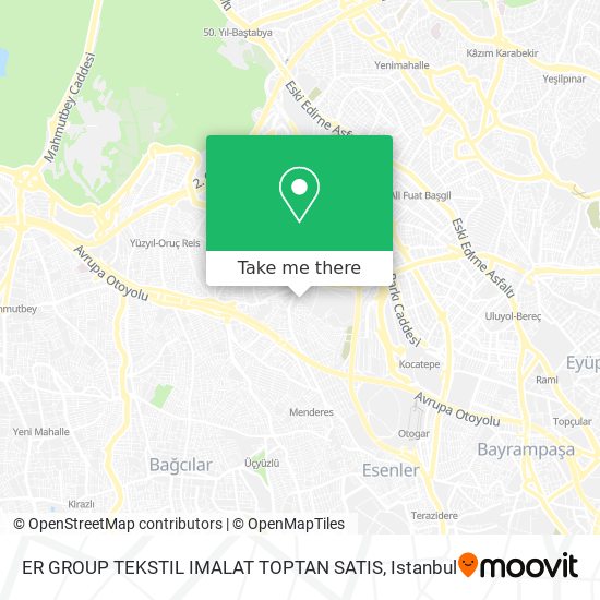 ER GROUP TEKSTIL IMALAT TOPTAN SATIS map