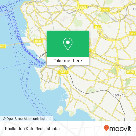 Khalkedon Kafe Rest map