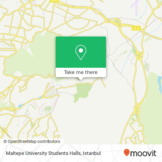 Maltepe University Students Halls map