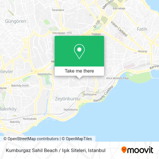 Kumburgaz Sahil Beach / Işık Siteleri map