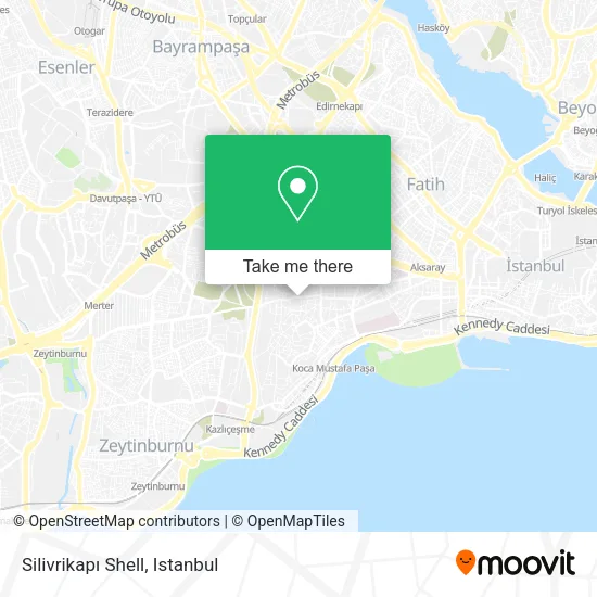 Silivrikapı Shell map