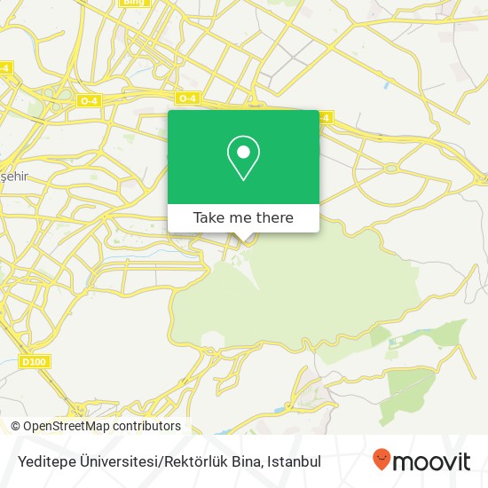 Yeditepe Üniversitesi / Rektörlük Bina map