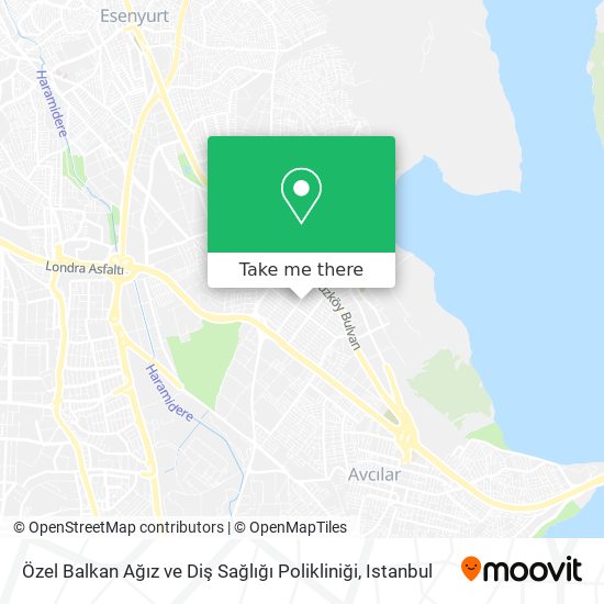 Özel Balkan Ağız ve Diş Sağlığı Polikliniği map