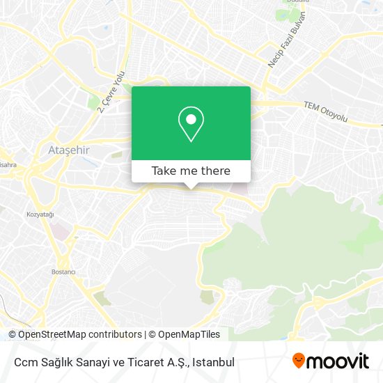 Ccm Sağlık Sanayi ve Ticaret A.Ş. map