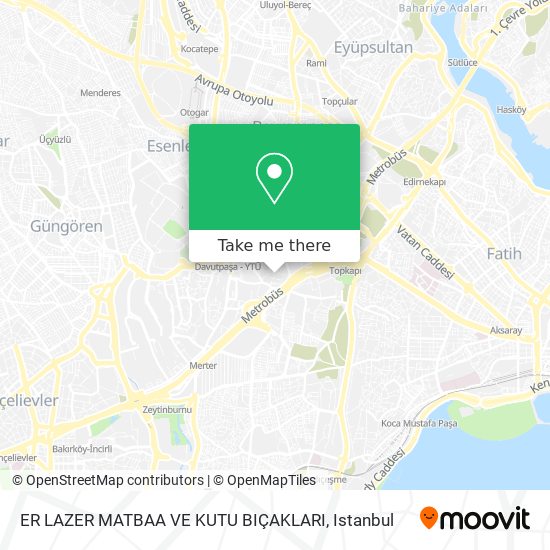 ER LAZER MATBAA VE KUTU BIÇAKLARI map