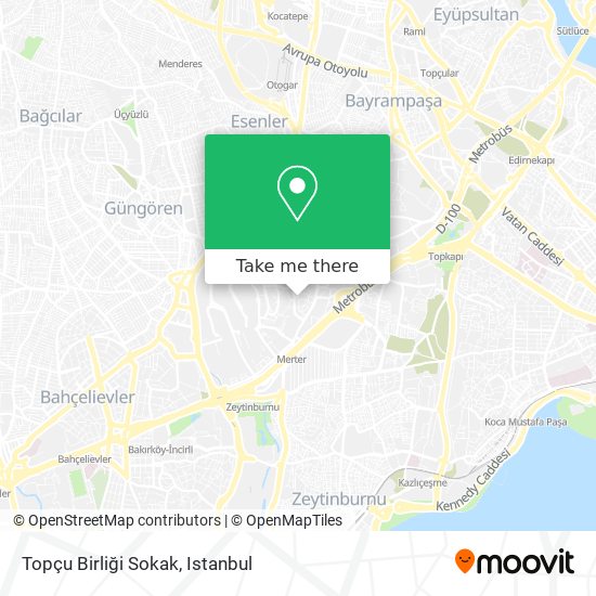 Topçu Birliği Sokak map