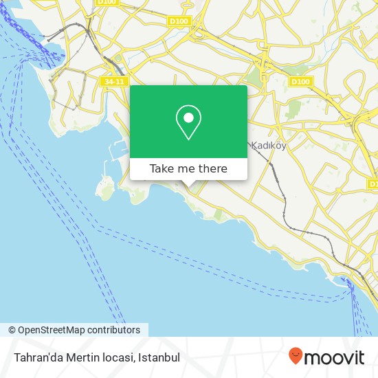 Tahran'da Mertin locasi map