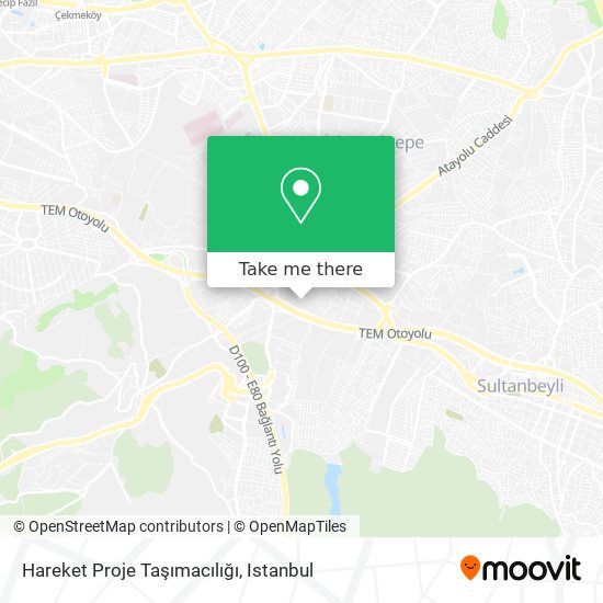 Hareket Proje Taşımacılığı map