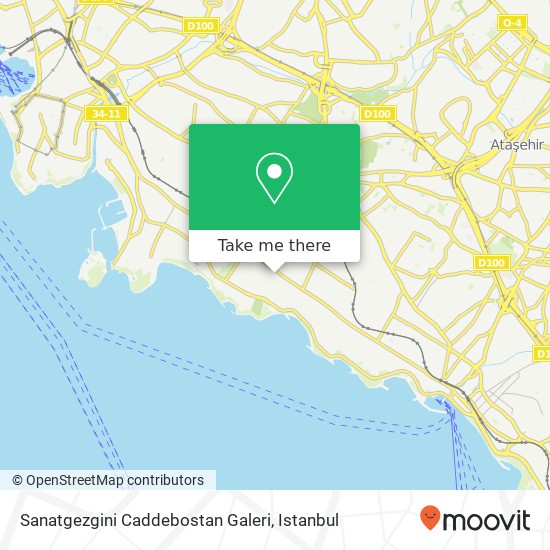 Sanatgezgini Caddebostan Galeri map