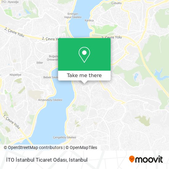 İTO İstanbul Ticaret Odası map