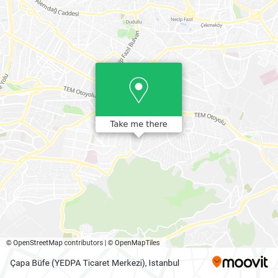 Çapa Büfe (YEDPA Ticaret Merkezi) map