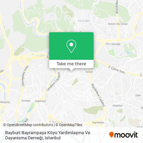 Bayburt Bayrampaşa Köyü Yardimlaşma Ve Dayanisma Derneği map