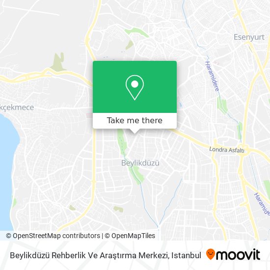 Beylikdüzü Rehberlik Ve Araştırma Merkezi map