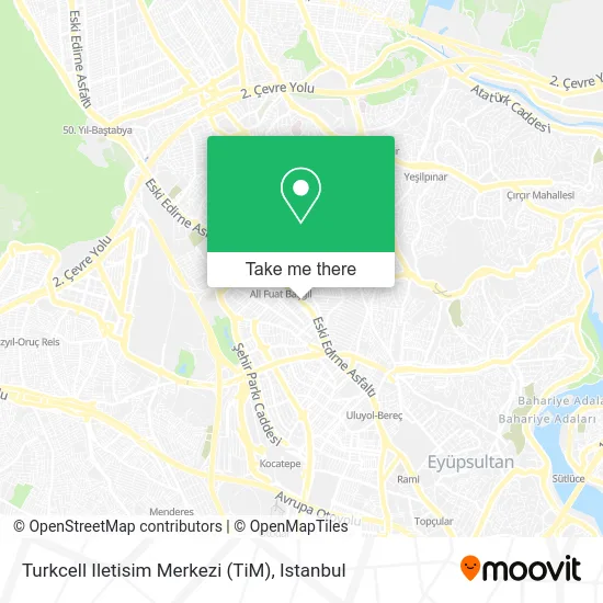 Turkcell Iletisim Merkezi (TiM) map