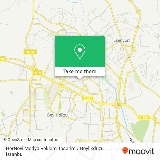 HerNevi Medya Reklam Tasarim / Beylikduzu map