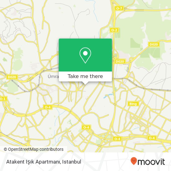 Atakent Işık Apartmanı map