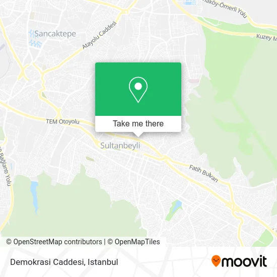 Demokrasi Caddesi map