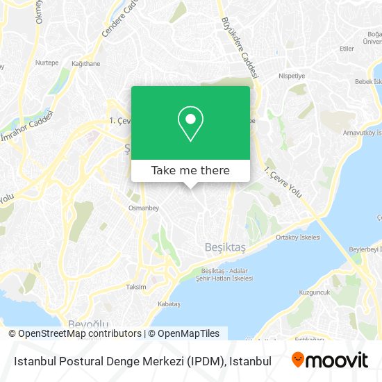 Istanbul Postural Denge Merkezi (IPDM) map