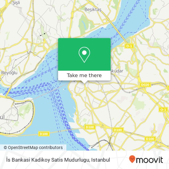 İs Bankasi Kadikoy Satis Mudurlugu map