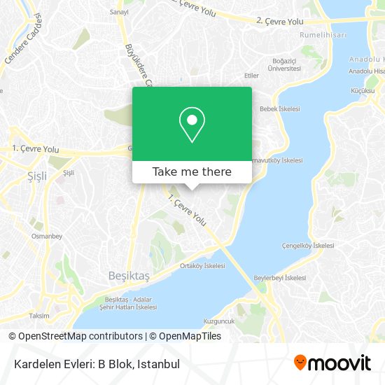 Kardelen Evleri: B Blok map