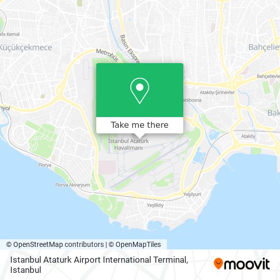 Istanbul Ataturk Airport International Terminal map