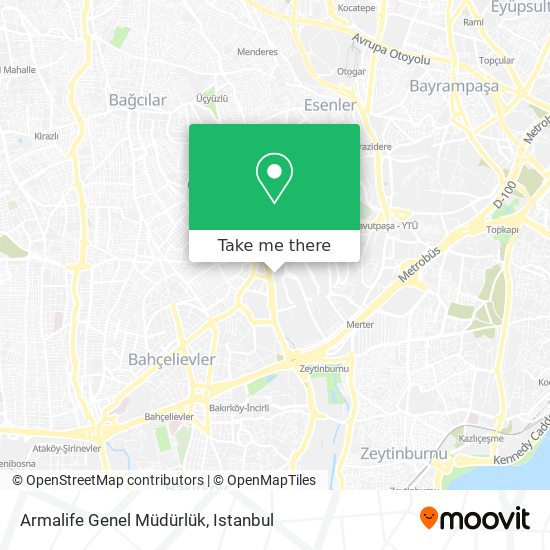 Armalife Genel Müdürlük map