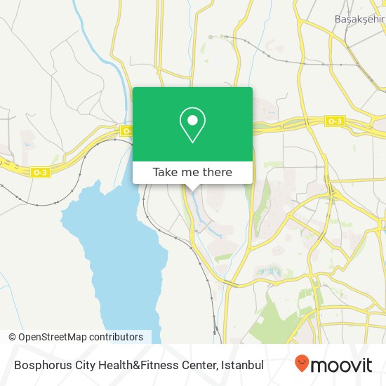 Bosphorus City Health&Fitness Center map