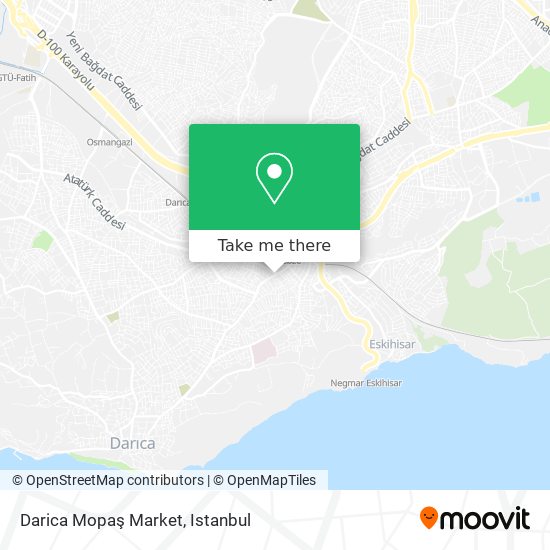 Darica Mopaş Market map