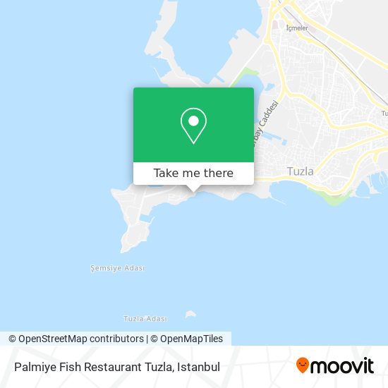 Palmiye Fish Restaurant Tuzla map