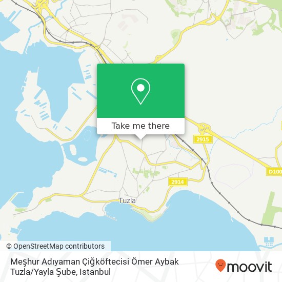 Meşhur Adıyaman Çiğköftecisi Ömer Aybak Tuzla / Yayla Şube, İlham Sokak, 4 34944 Yayla, İstanbul map