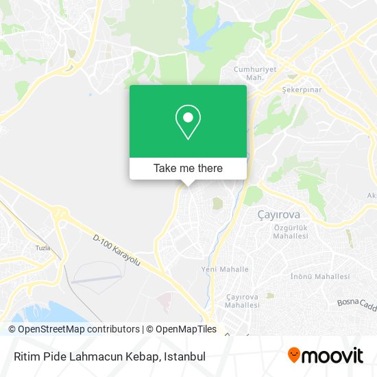 Ritim Pide Lahmacun Kebap map