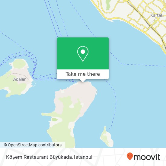 Köşem Restaurant Büyükada, Şehit Recep Koç Caddesi, 45 34970 Maden, İstanbul map