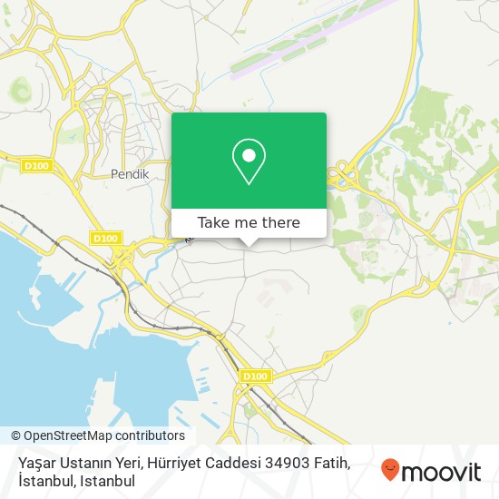 Yaşar Ustanın Yeri, Hürriyet Caddesi 34903 Fatih, İstanbul map