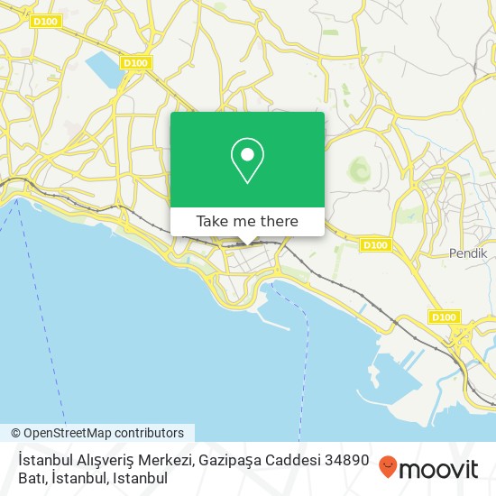 İstanbul Alışveriş Merkezi, Gazipaşa Caddesi 34890 Batı, İstanbul map