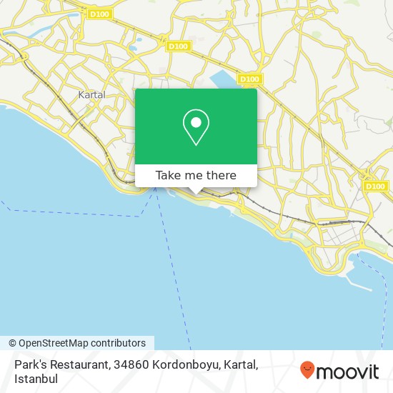 Park's Restaurant, 34860 Kordonboyu, Kartal map