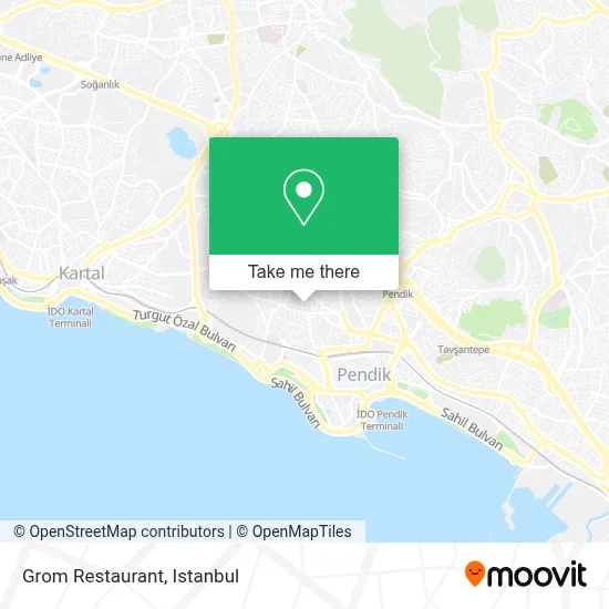 Grom Restaurant map