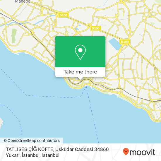 TATLISES ÇİĞ KÖFTE, Üsküdar Caddesi 34860 Yukarı, İstanbul map